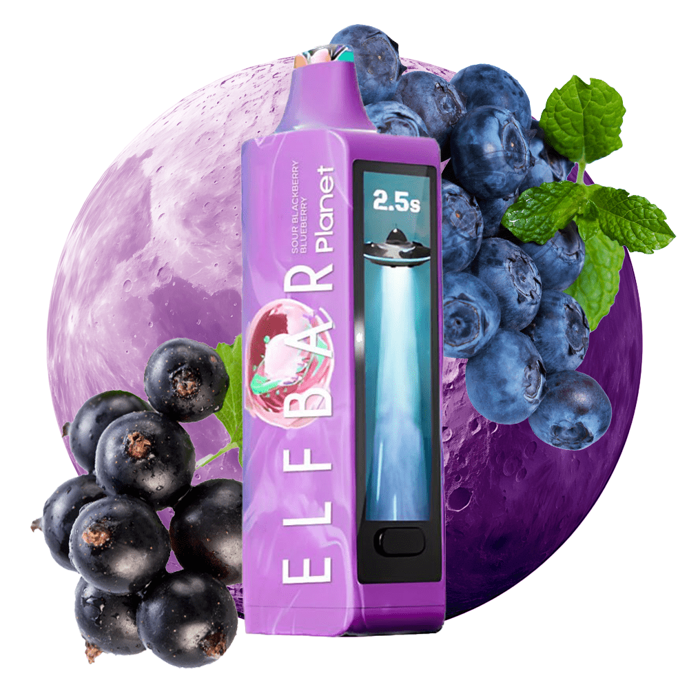 Elfbar Planet 25000 - Sour Blackberry Blueberry