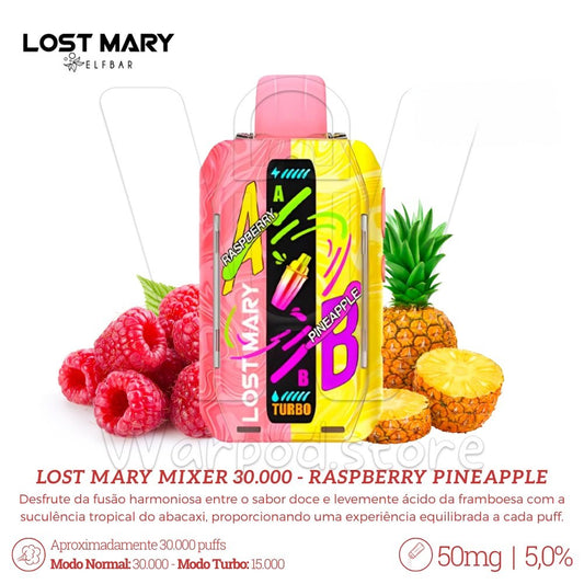 Lost Mary Mixer+ 30.000 - Raspberry Pineapple