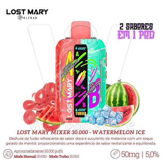 Lost Mary Mixer+ 30.000 - Watermelon Ice