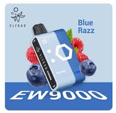 Elfbar EWB9000 - Blue Razz Ice - Kit com carregador