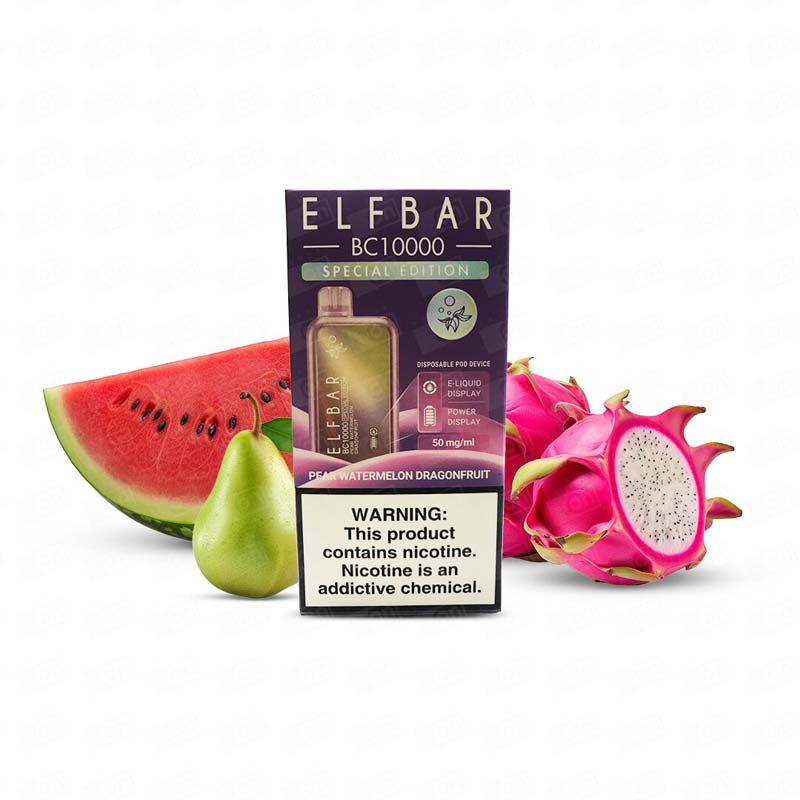 Elfbar BC10000 - Pear Watermelon Dragon Fruit