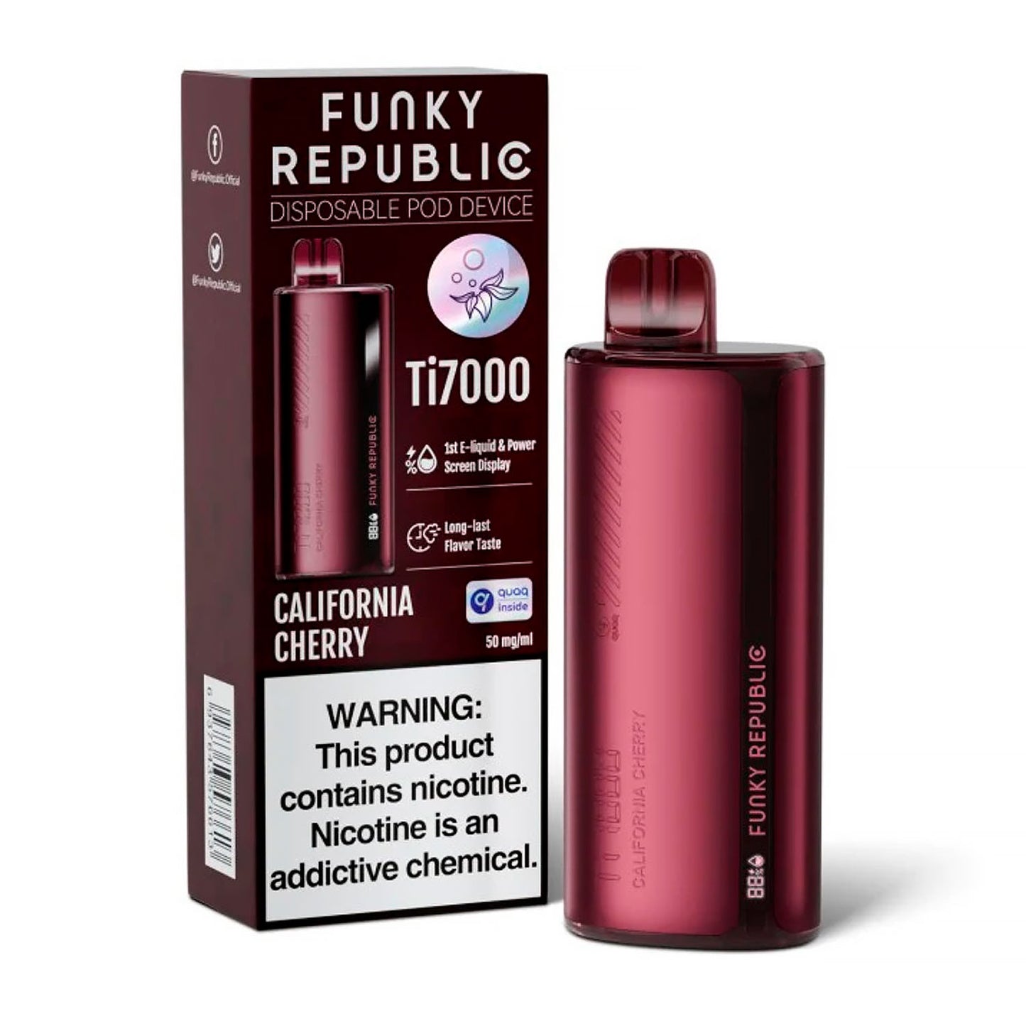 Funky Republic Ti7000 - California Cherry