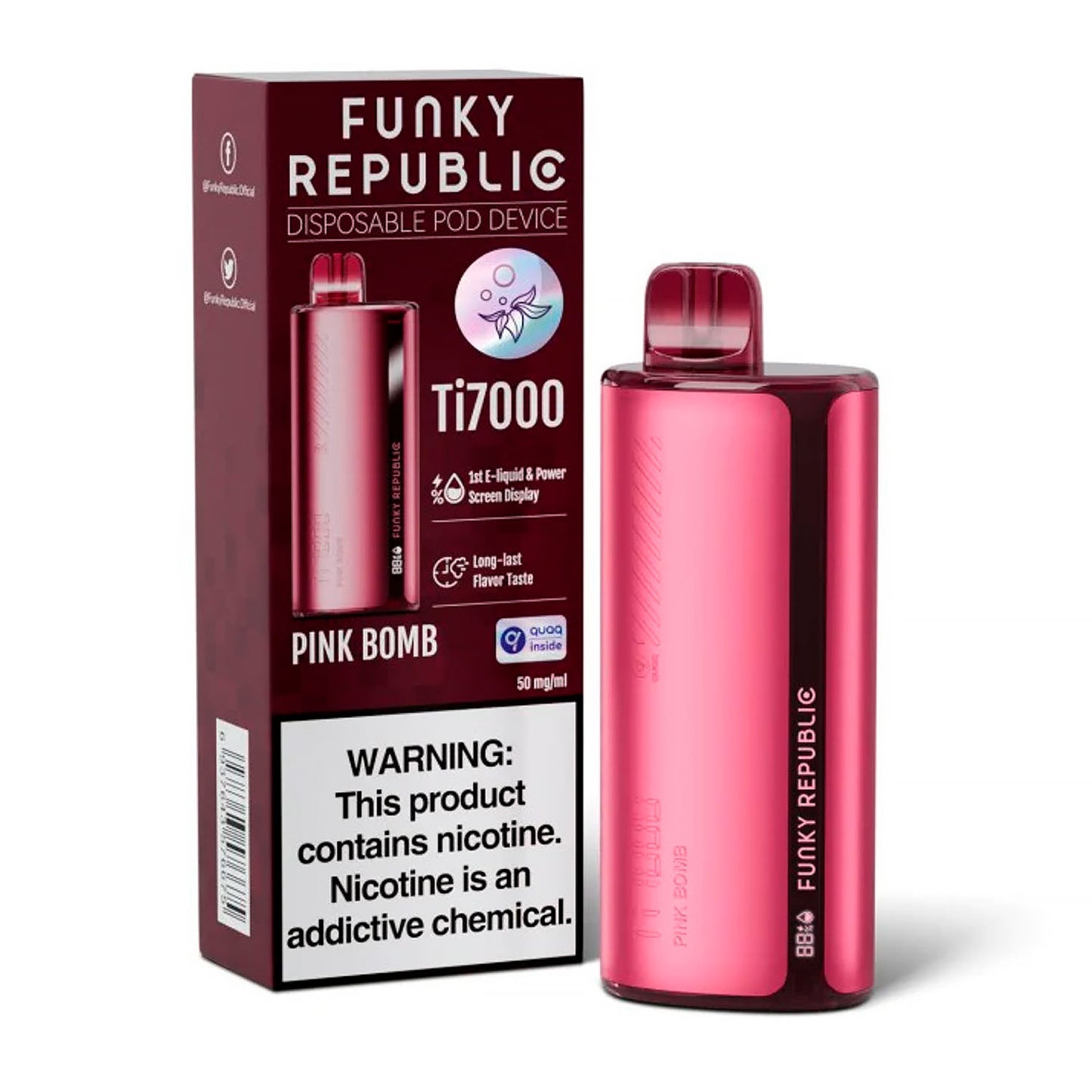 Funky Republic Ti7000 - Pink Bomb