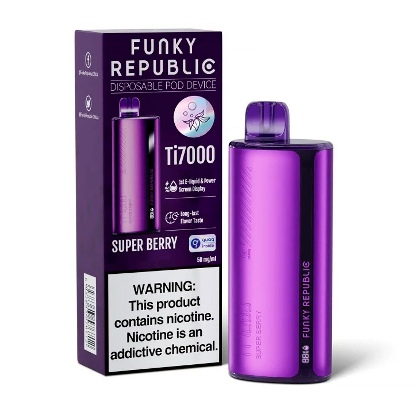 Funky Republic Ti7000 - Super Berry