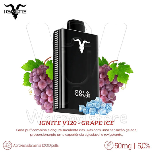 Ignite V120 12.000 - Grape Ice