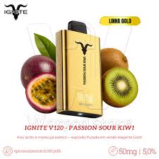 Ignite V120 12.000 - Passion Sour Kiwi - Dourado