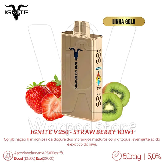 Ignite V250 - Strawberry Kiwi - Dourado