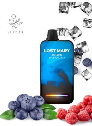 Lost Mary BM16000 - Blue Razz Ice