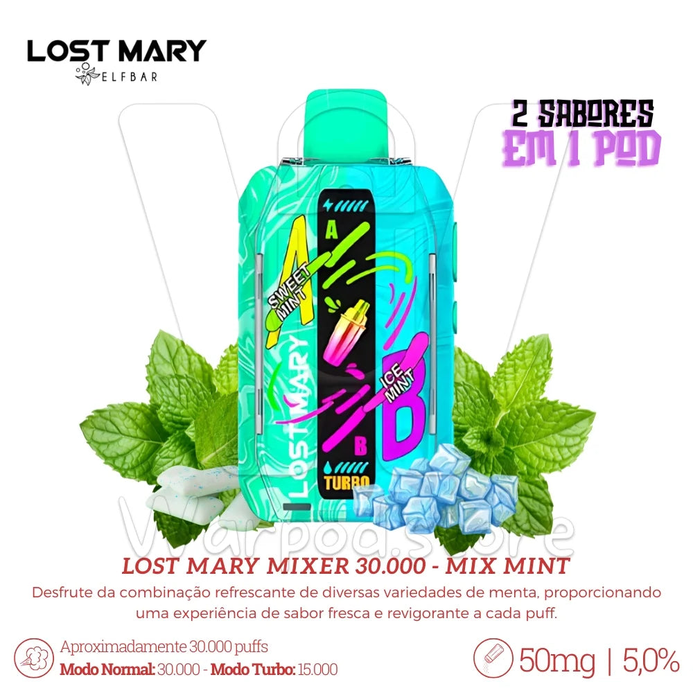 Lost Mary Mixer+ 30.000 - Mix Mint