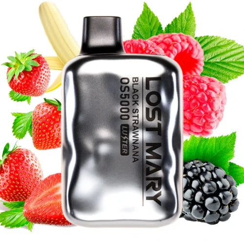 Lost Mary OS5000 Luster - Black Strawnana
